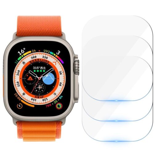anti scratch hd tempered glass invisible screen protector for apple watch ultra series 49mm i phonecases com 15 23163430994038