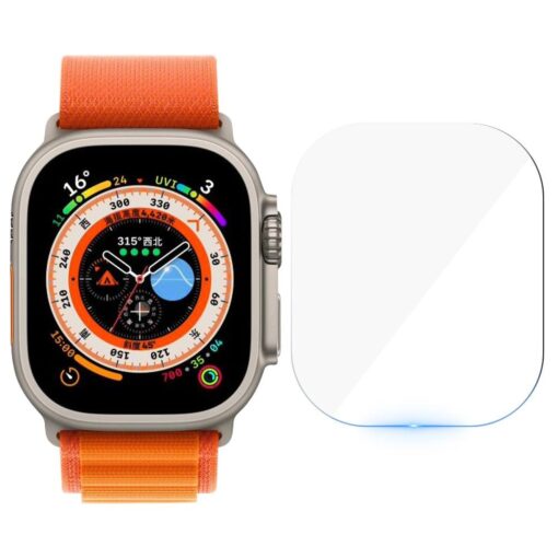 anti scratch hd tempered glass invisible screen protector for apple watch ultra series 49mm i phonecases com 8
