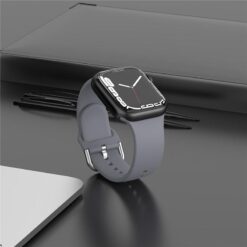 classic buckle apple watch band compatible with series 6 5 3 se 7 8 silicone strap i phonecases com 2 22463589056630