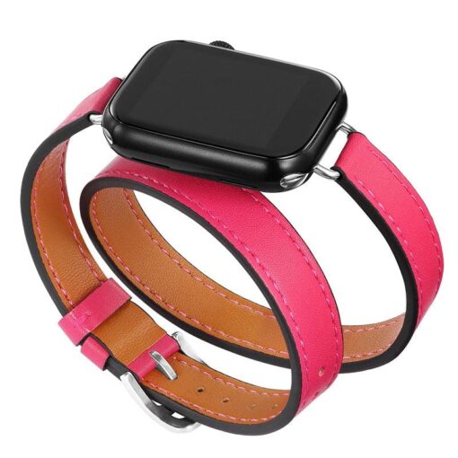 double band leather strap for apple watch 8 7 6 se 5 4 3 2 ultra 494542 44384041mm i phonecases com 10