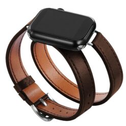 double band leather strap for apple watch 8 7 6 se 5 4 3 2 ultra 494542 44384041mm i phonecases com 12