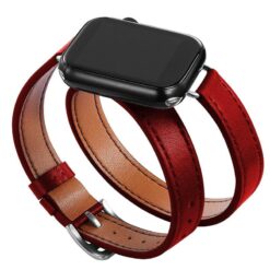 double band leather strap for apple watch 8 7 6 se 5 4 3 2 ultra 494542 44384041mm i phonecases com 14