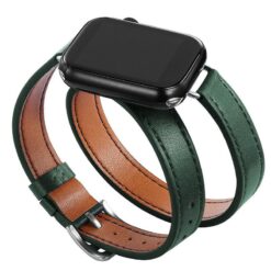 double band leather strap for apple watch 8 7 6 se 5 4 3 2 ultra 494542 44384041mm i phonecases com 17