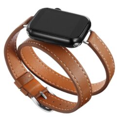 double band leather strap for apple watch 8 7 6 se 5 4 3 2 ultra 494542 44384041mm i phonecases com 19
