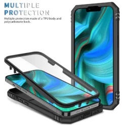 rugged armor case for iphone 11 pro x xr xs max 6 7 8 plus camera protection & kickstand