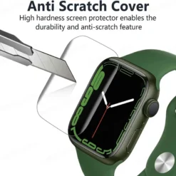 anti bubble anti scratch ultra thin screen protector film for apple watch ultra 8 7 6 se 5 4 3