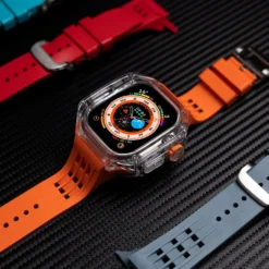 supcase ub pro rugged protective case with strap bands for apple watch 8/7 compatible with apple watch 6/se/5/4