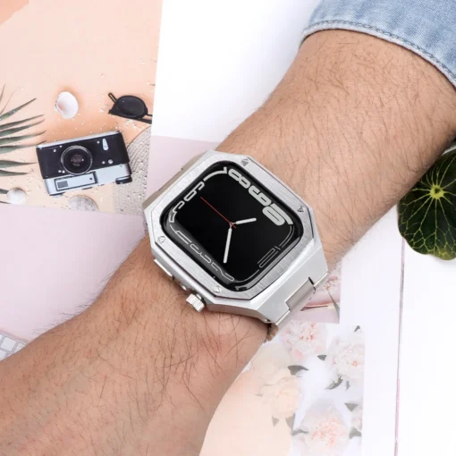 integral case & strap mod kits for apple watch series 8 7 6 5 4 se 44/45/40/41mm