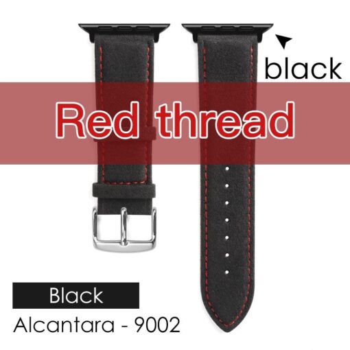 sport luxury alcantara strap for apple watch 45444149mm suede leather band for iwatch i phonecases com 10