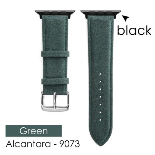 sport luxury alcantara strap for apple watch 45444149mm suede leather band for iwatch i phonecases com 12