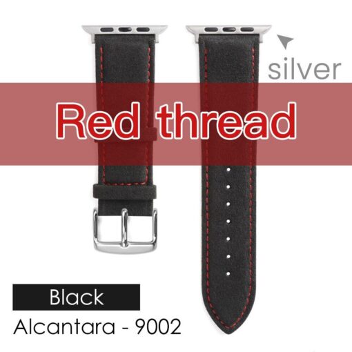 sport luxury alcantara strap for apple watch 45444149mm suede leather band for iwatch i phonecases com 8