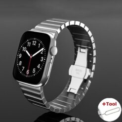 stainless steel bracelet band for apple watch 8 7 4145mm 6543 4440mm ultra 49mm i phonecases com 12