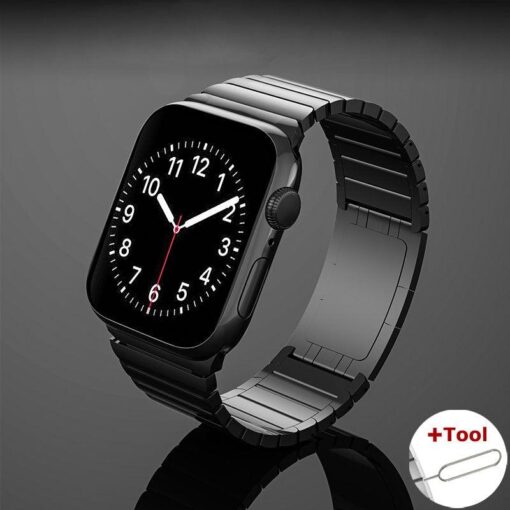 stainless steel bracelet band for apple watch 8 7 4145mm 6543 4440mm ultra 49mm i phonecases com 15