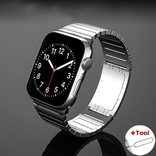 stainless steel bracelet band for apple watch 8 7 4145mm 6543 4440mm ultra 49mm i phonecases com 17