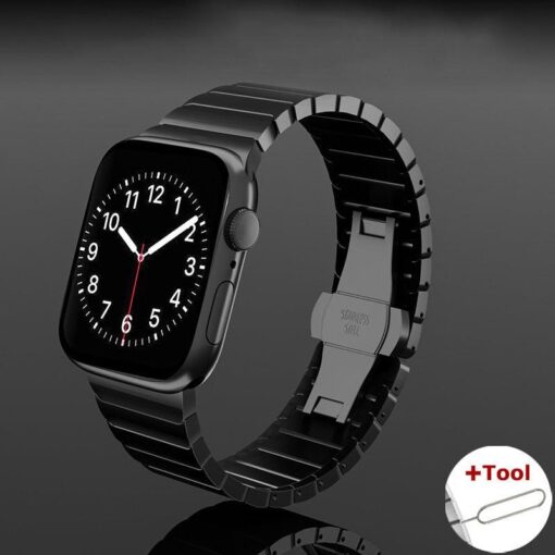 stainless steel bracelet band for apple watch 8 7 4145mm 6543 4440mm ultra 49mm i phonecases com 18