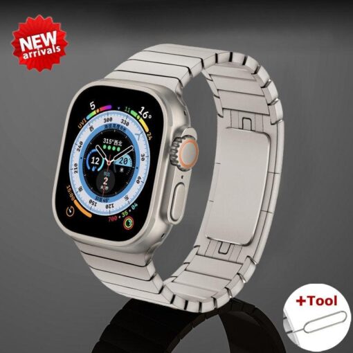 stainless steel bracelet band for apple watch 8 7 4145mm 6543 4440mm ultra 49mm i phonecases com 43 23163450982518