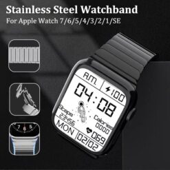 stainless steel bracelet band for apple watch 8 7 4145mm 6543 4440mm ultra 49mm i phonecases com 6