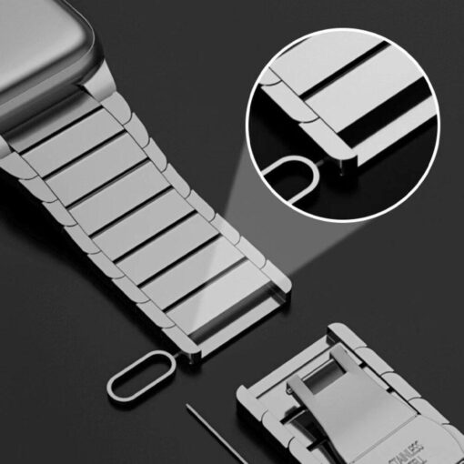 stainless steel bracelet band for apple watch 8 7 4145mm 6543 4440mm ultra 49mm i phonecases com 7