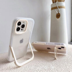 candy color dual flip stand phone case for iphone 14 13 12 pro max 11 x xs xr soft cover