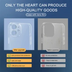 clear phone case for iphone 11 12 13 14 15 pro max case silicone soft cover for iphone 13 mini x xs max xr 8 7 6 plus back cover
