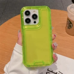 heavy duty shockproof armor case for iphone 14 13 pro max 12 11 x xr xs transparent cover