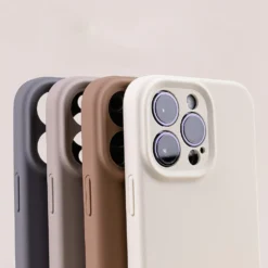 official soft silicone solid color case for iphone 15 14 13 11 12 pro max mini x xs max 14 15 plus shockproof protection cover