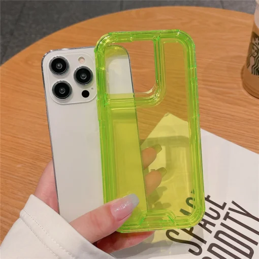 heavy duty shockproof armor case for iphone 14 13 pro max 12 11 x xr xs transparent cover