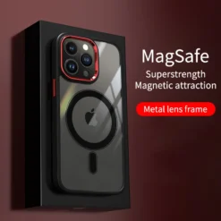 ultra hd clear case for iphone 14 pro max 13 12 11 pro magnetic magsafe wireless charging