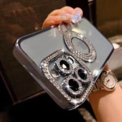 luxury glitter diamond diamante case for iphone 14 pro 11 12 13 pro max 14 plus fashion case