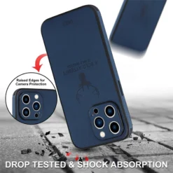 luxurious pu leather case for iphone 14 13 11 12 pro max xr x xs plus deer pattern soft business lens protection phone cover