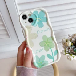 oil painting simple flower pattern shockproof iphone series phone cases